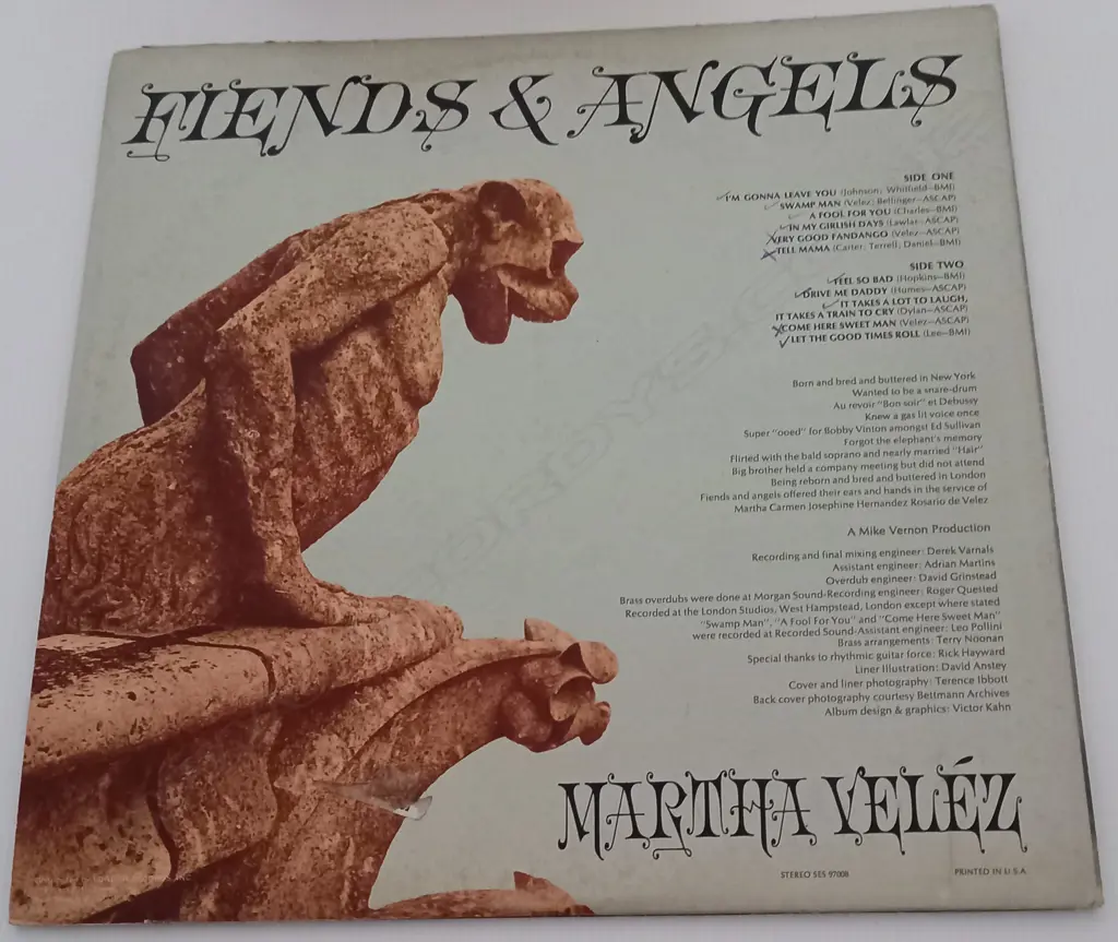Martha Velez, Fiends & Angels Image 1++